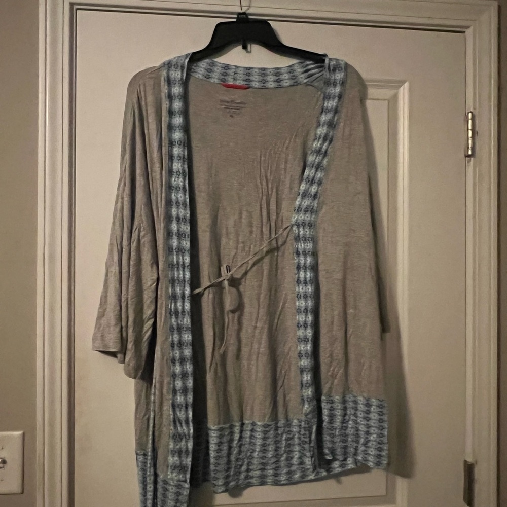 Vera Bradley Gray and Blue Robe